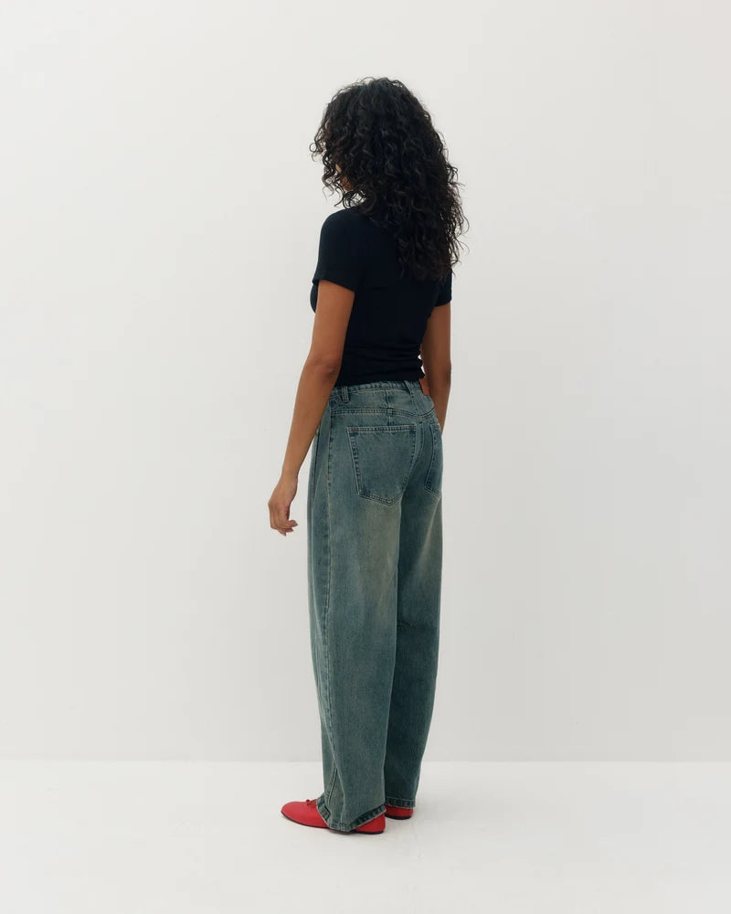 Kuwalla Tee W Plush Rib Tee True Black