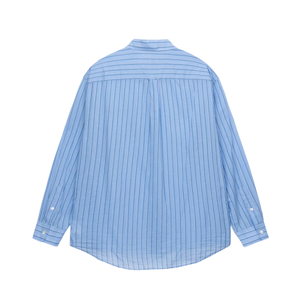 LIGHT WEIGHT CLASSIC SHIRT - BLUE STRIPE I STUSSY