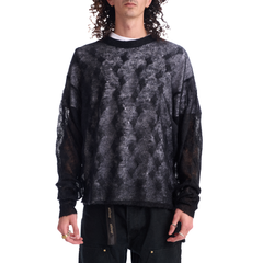 LOOSE KNIT CROSS CABLE - BLACK I STUSSY - Momentum Clothing