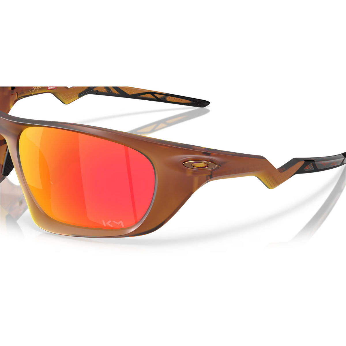 Lateralis Sunglasses Matte Dark Amber Frame W/ Prizm Ruby Lens 