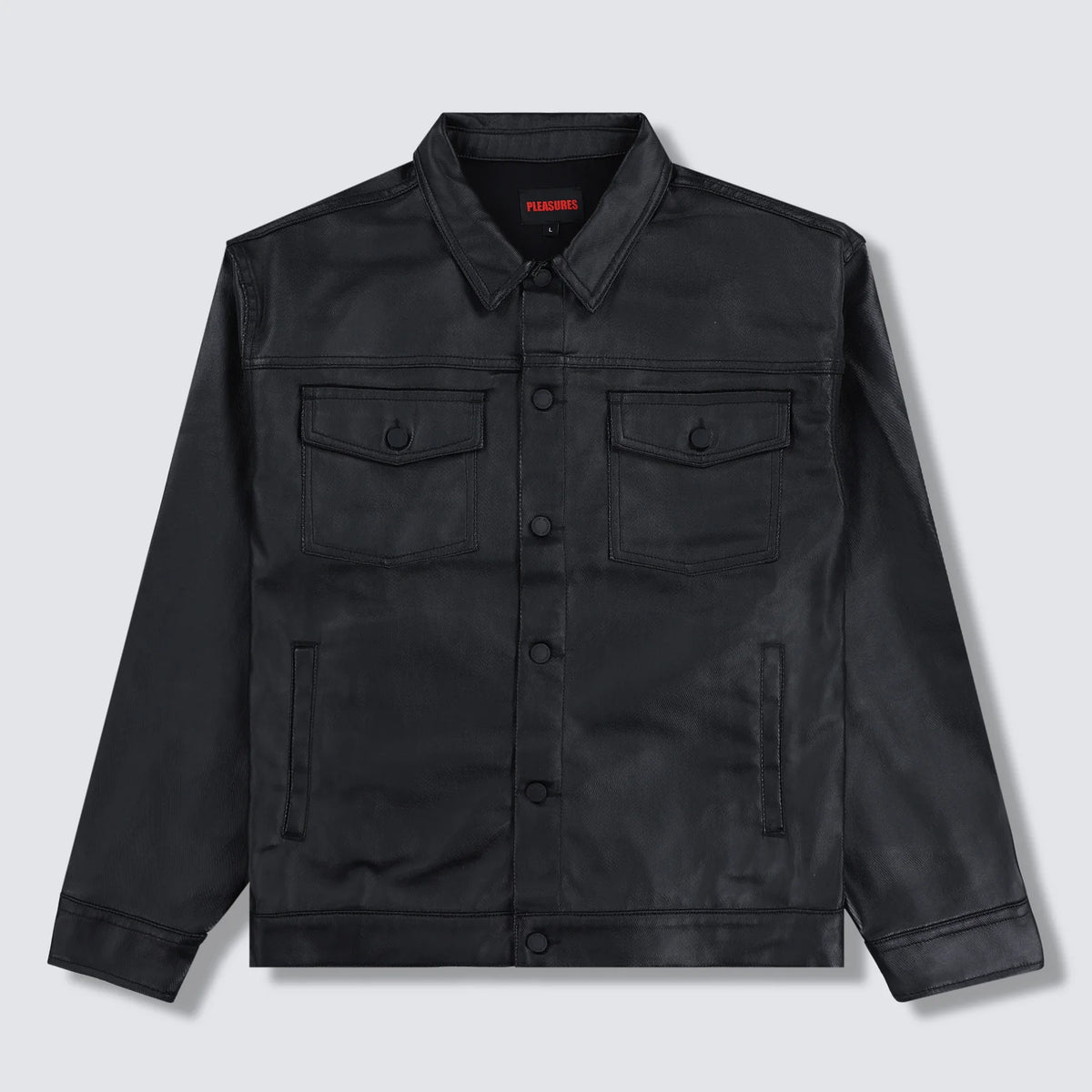 Pleasures Latex Trucker Jacket Black