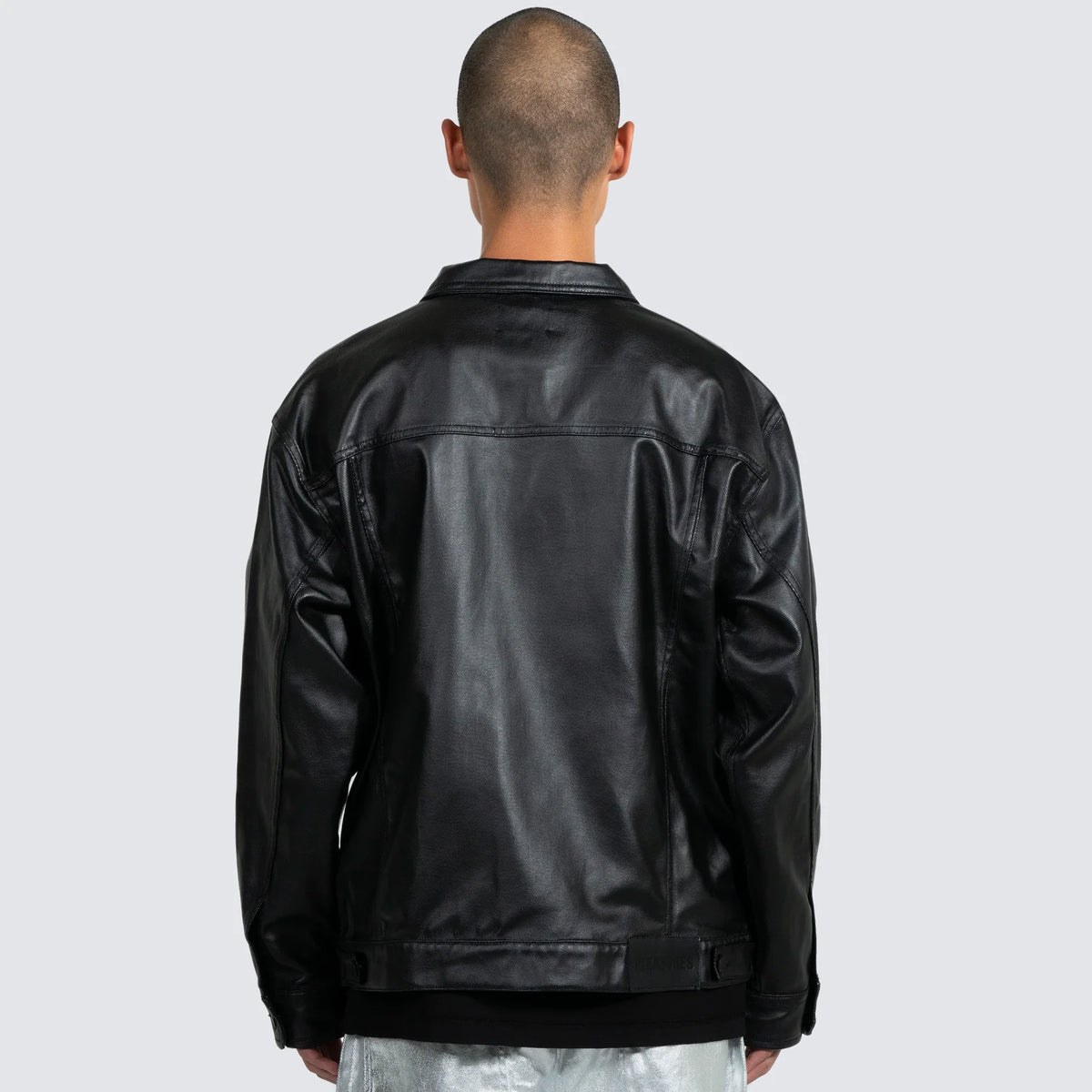 Pleasures Latex Trucker Jacket Black