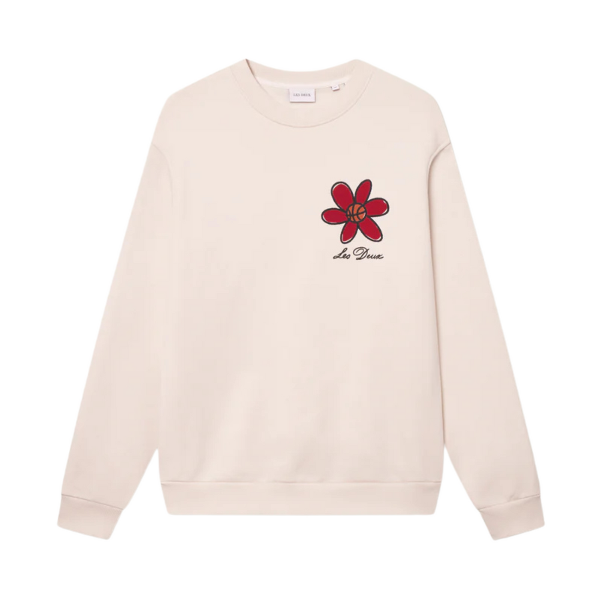 Les Deus Flower Basket Sweatshirt Ivory