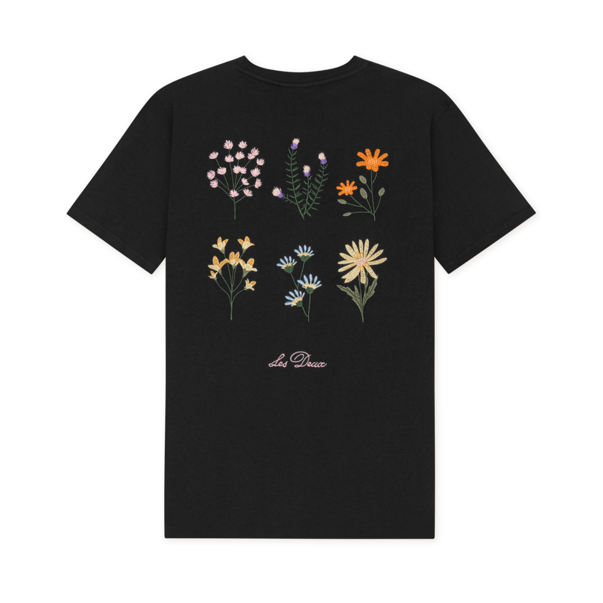 Les Deux Wild Flower T-Shirt Black