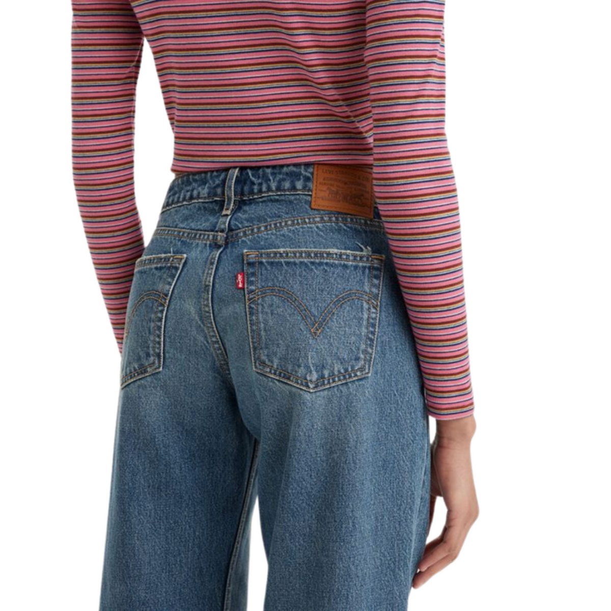 Levi's W Low Loose Jeans - Living the Good Life Dark Wash