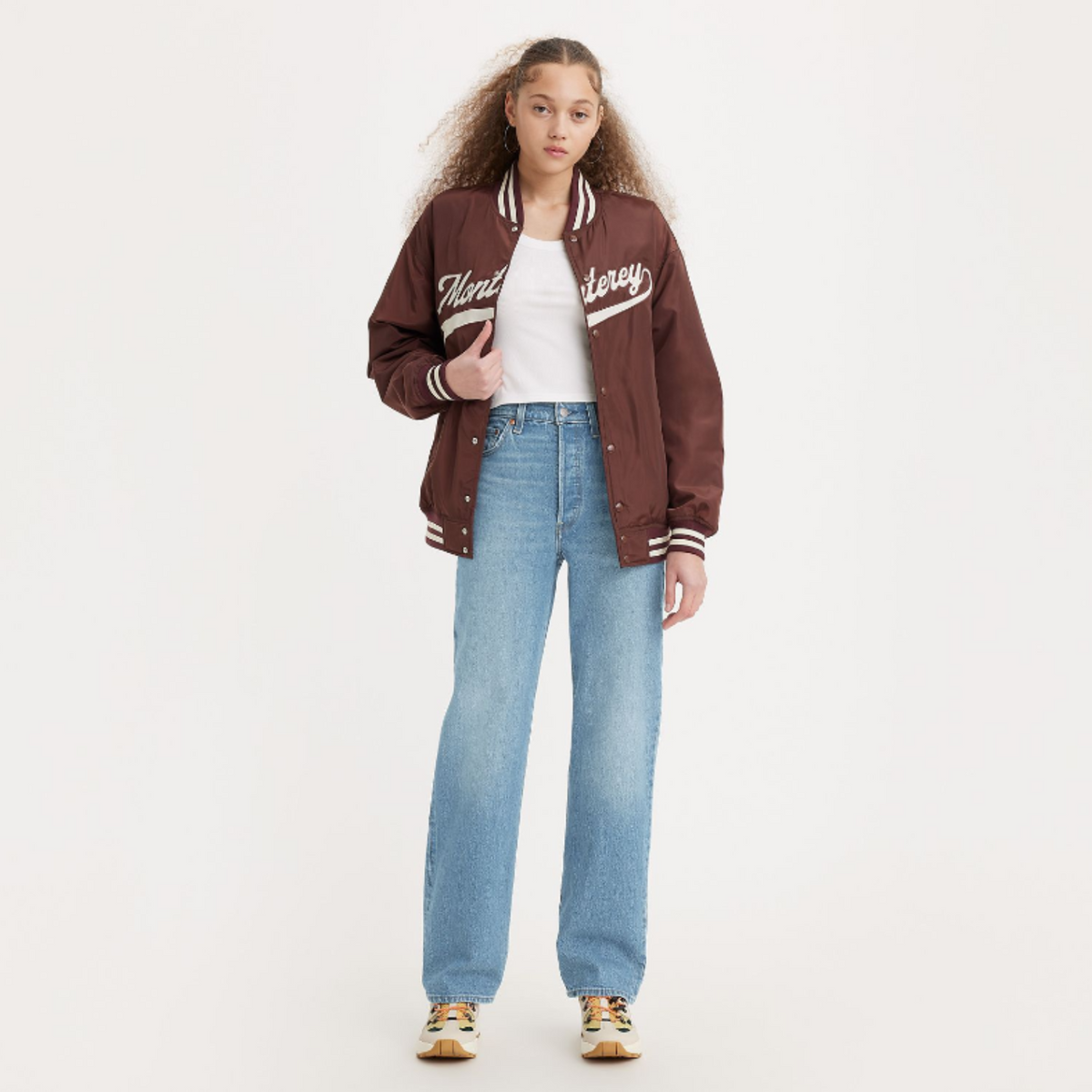 Levi's W Ribcage Full Length Jeans Samba Tango Light
