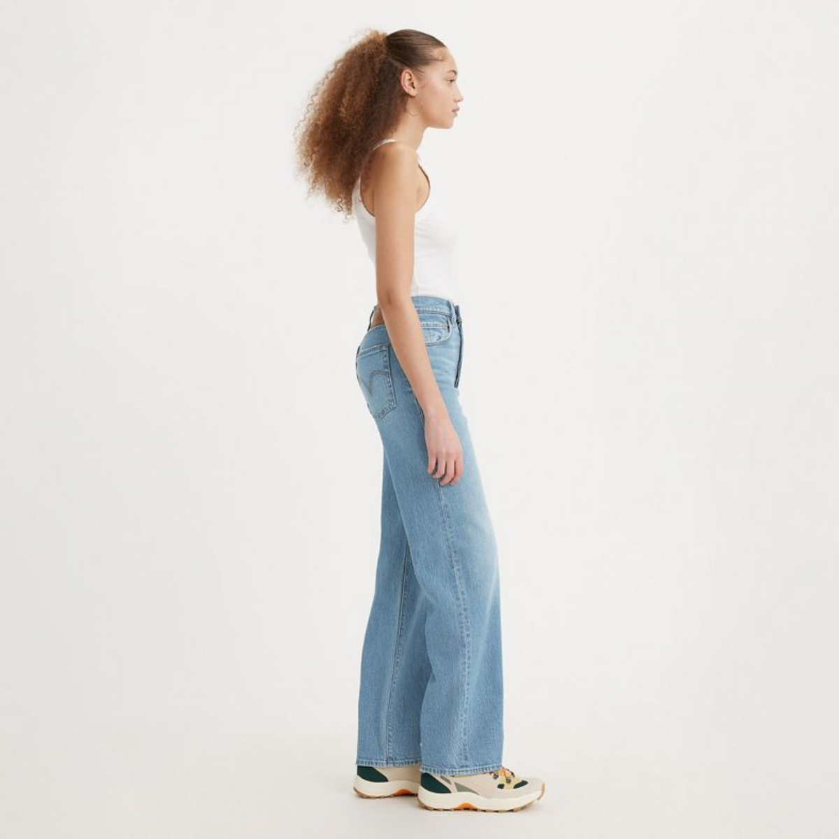 Levi's W Ribcage Full Length Jeans Samba Tango Light