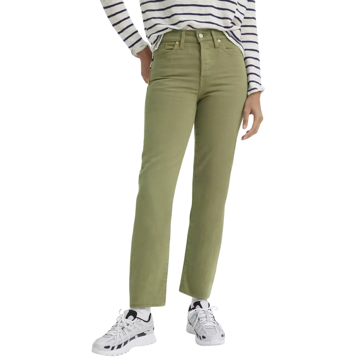 Levi's W Wedgie Straight Jean - Steeped Lichen Green