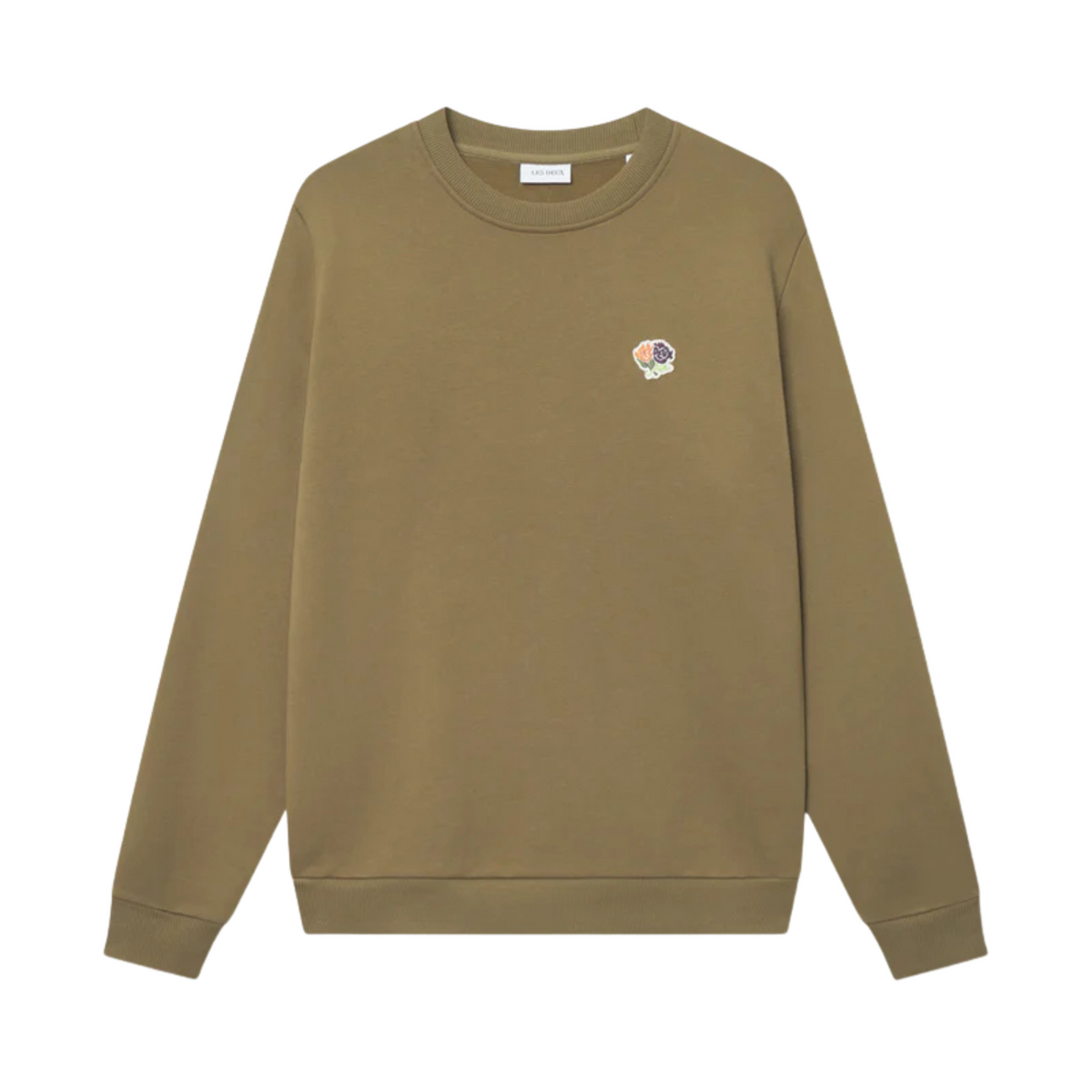 Lex Deux Felipe Patch Sweatshirt Military Olive