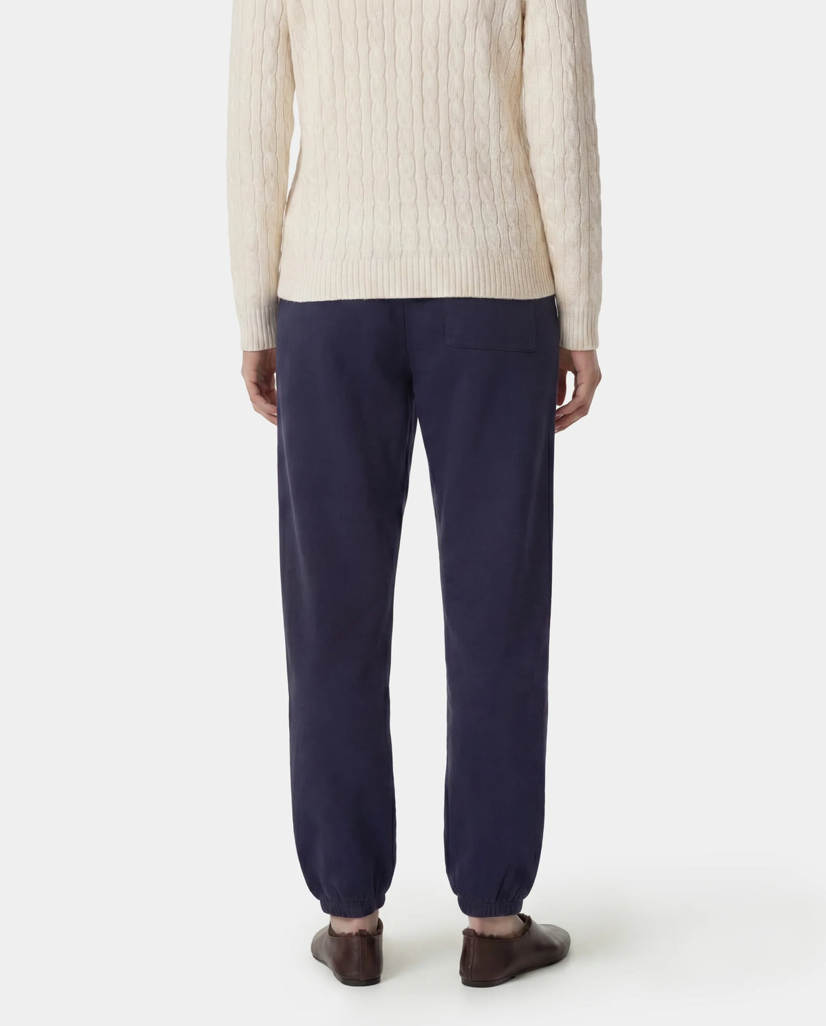 Sporty & Rich W Modern Sweatpant Dark Navy/White