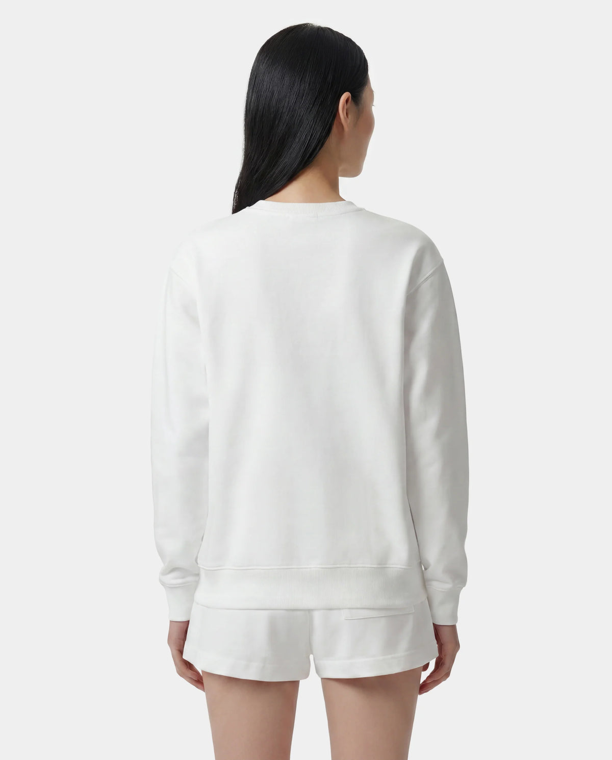 Sporty & Rich W Jadore Flocked Crewneck White/Kelly
