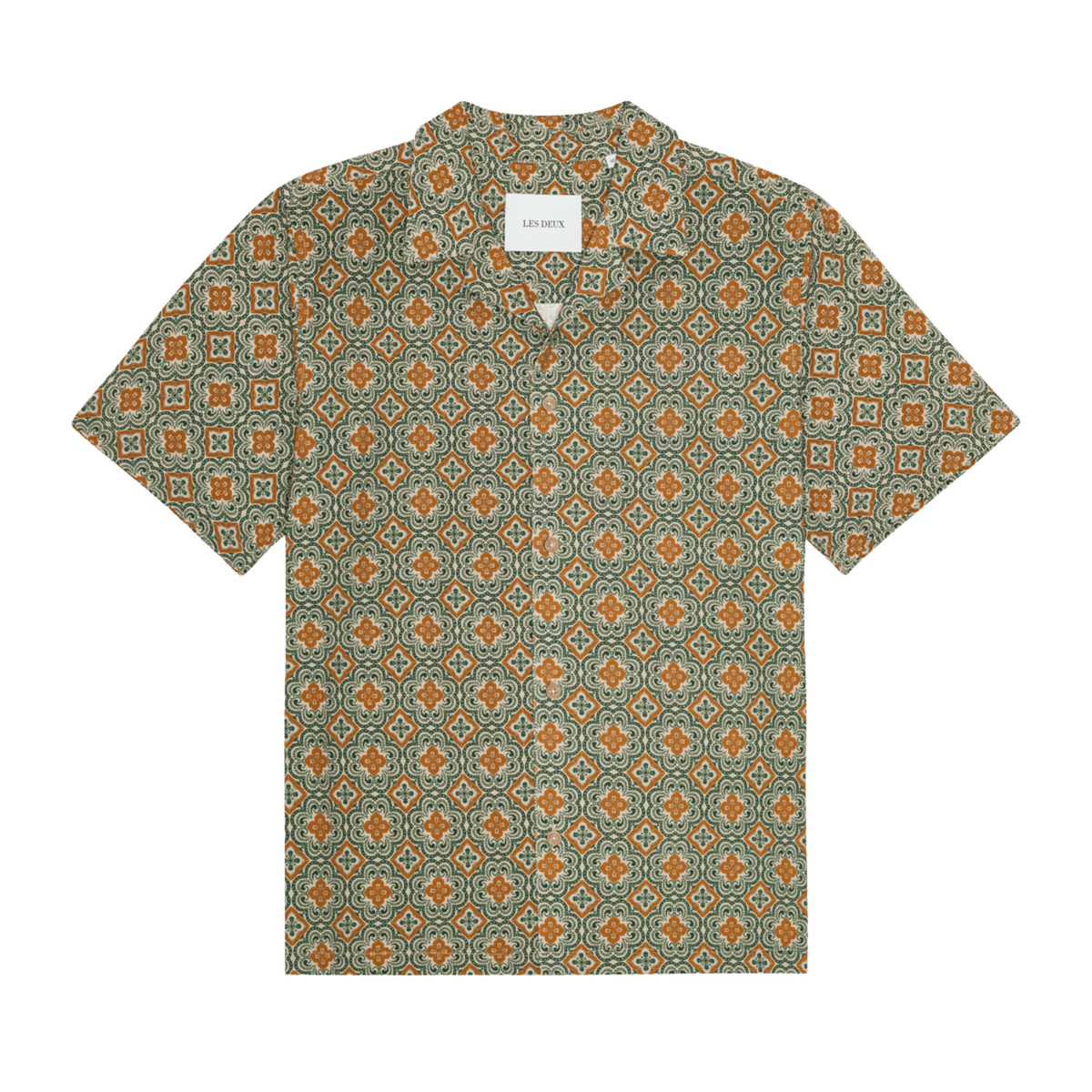 Lukas Arabesque AOP SS Shirt Sea Moss Green
