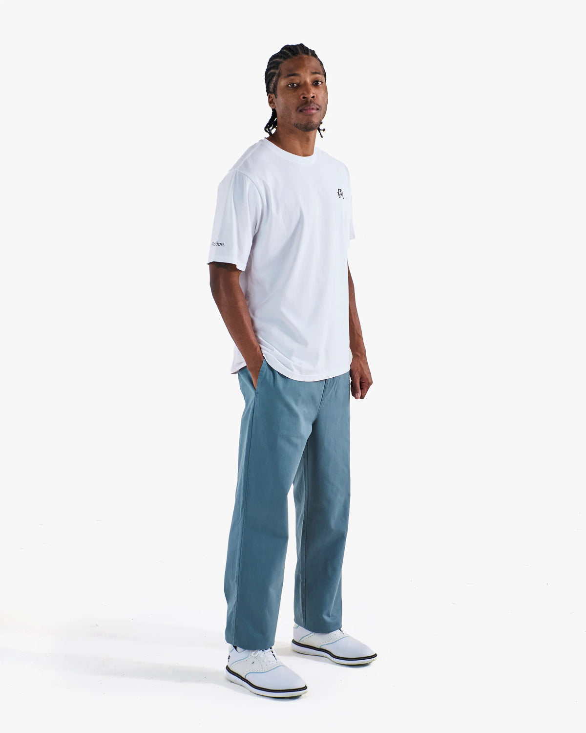 Malbon Bermuda Tee White