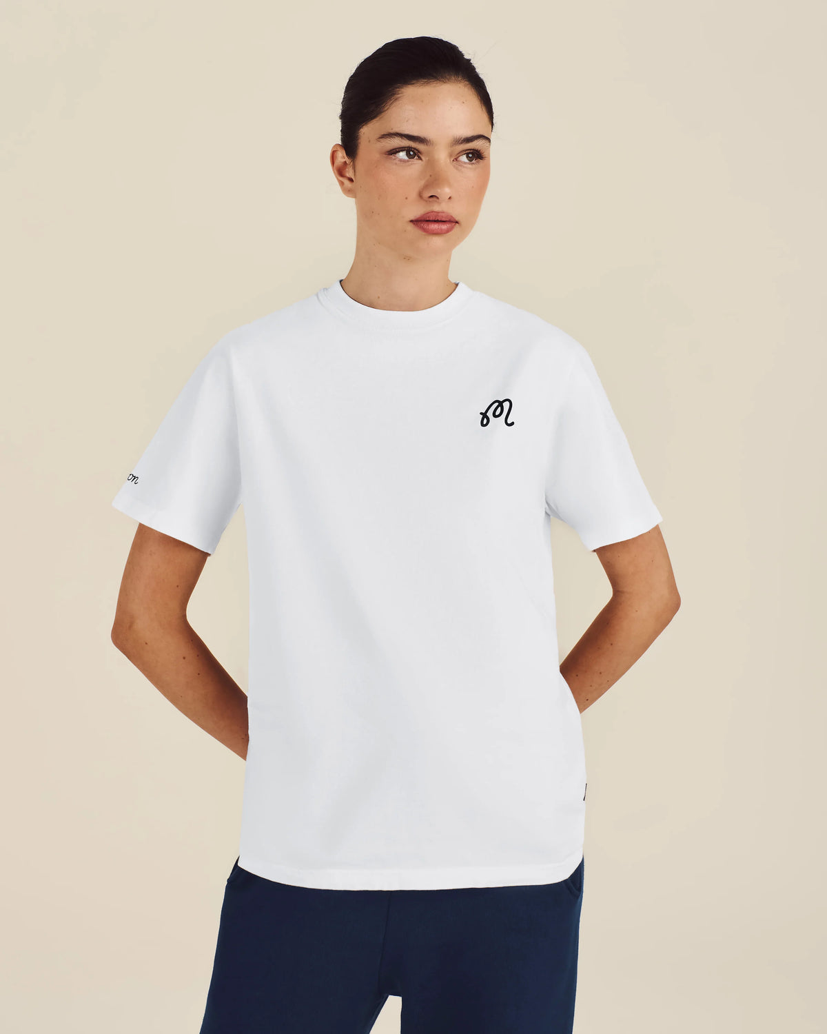 Malbon Bermuda Tee White