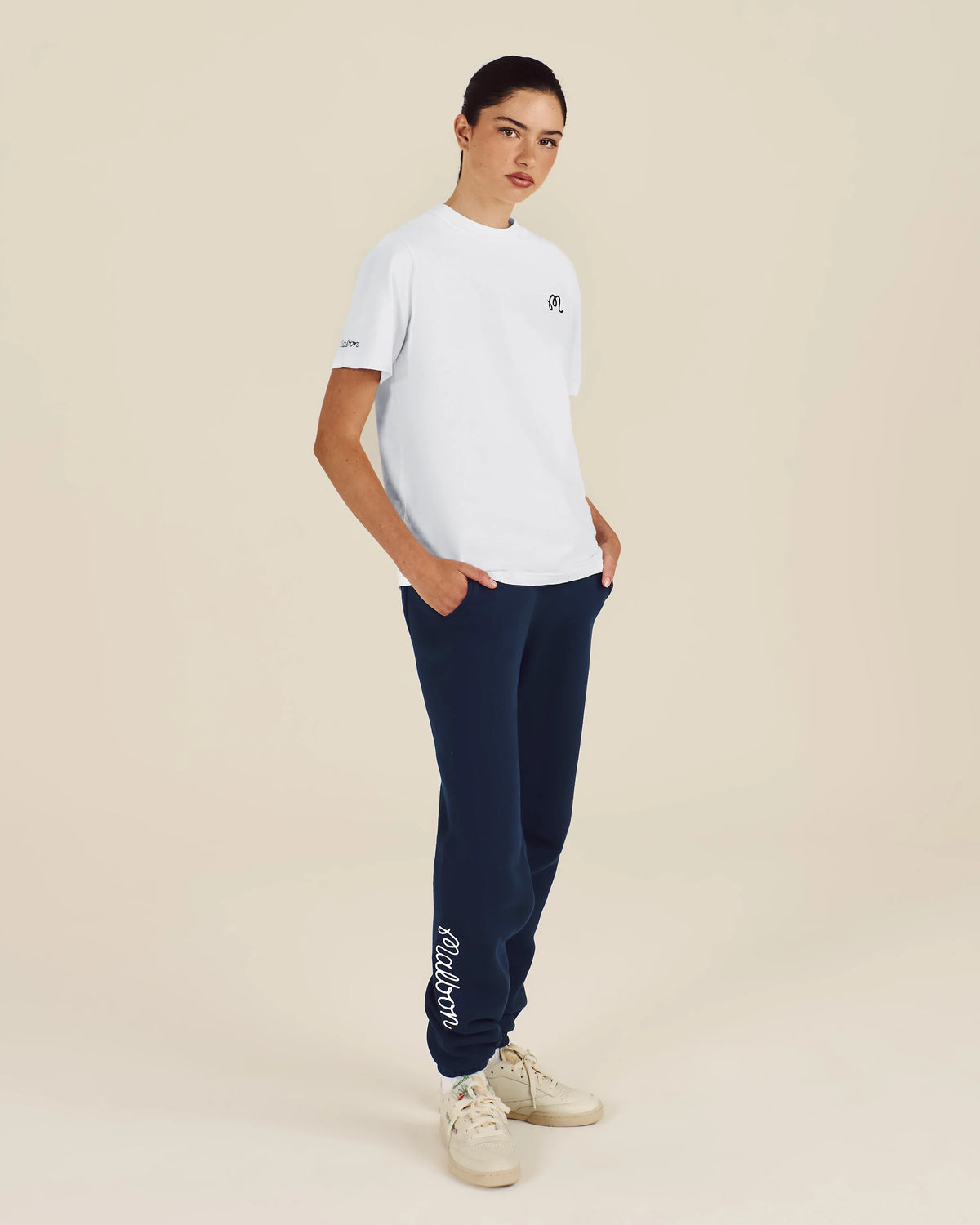 Malbon Bermuda Tee White