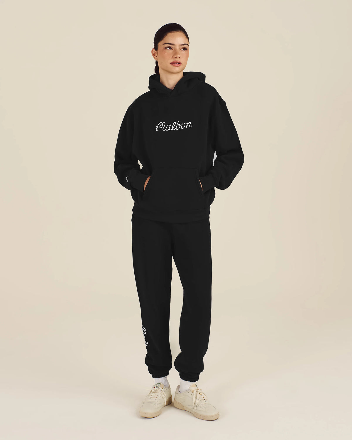 Malbon Fesque Hoodie Black