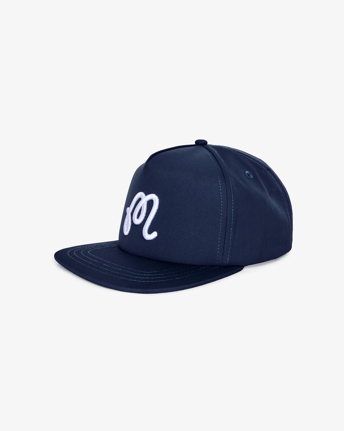 Malbon M Snapback Navy.