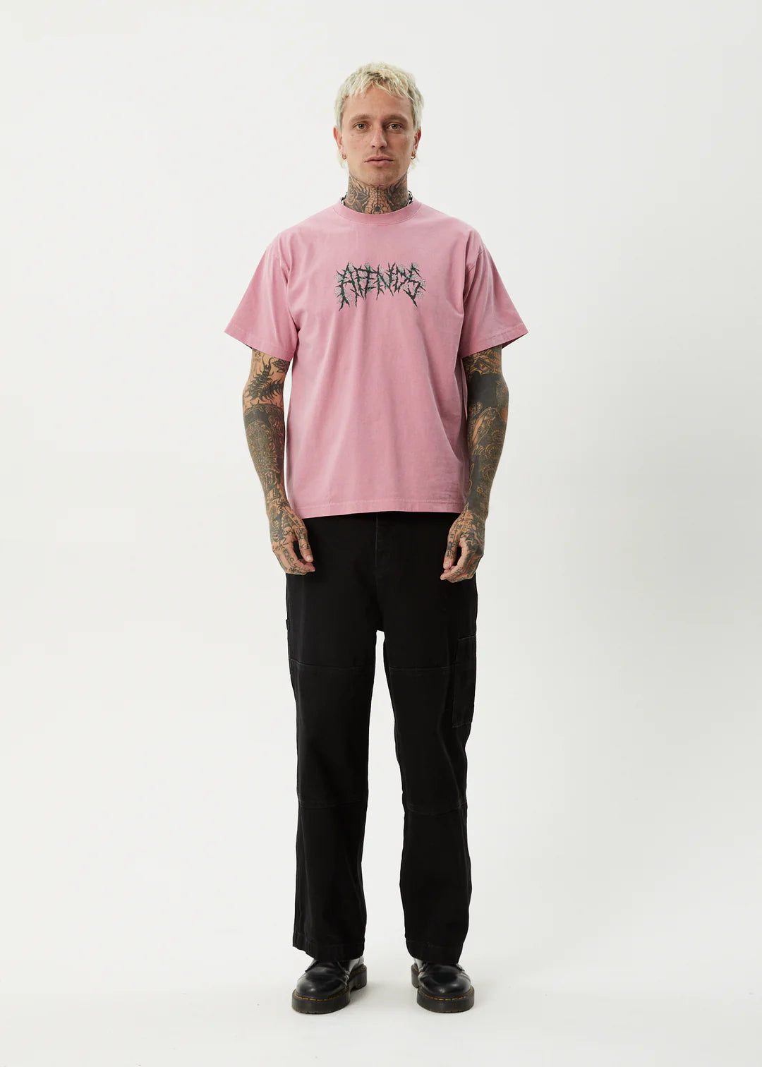 Afends Heavy Petal Heavyweight Boxy Fit Tee