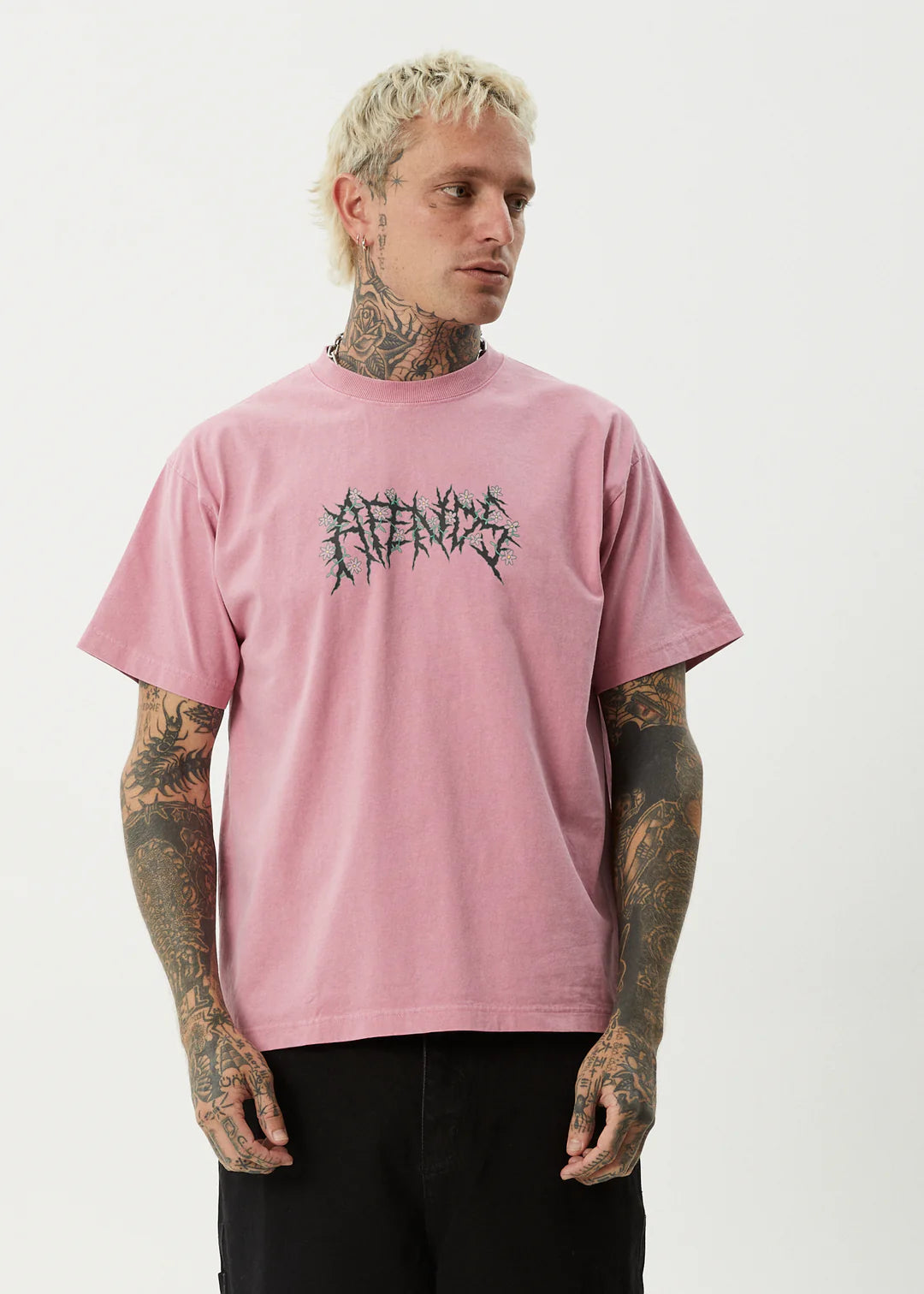 Afends Heavy Petal Heavyweight Boxy Fit Tee