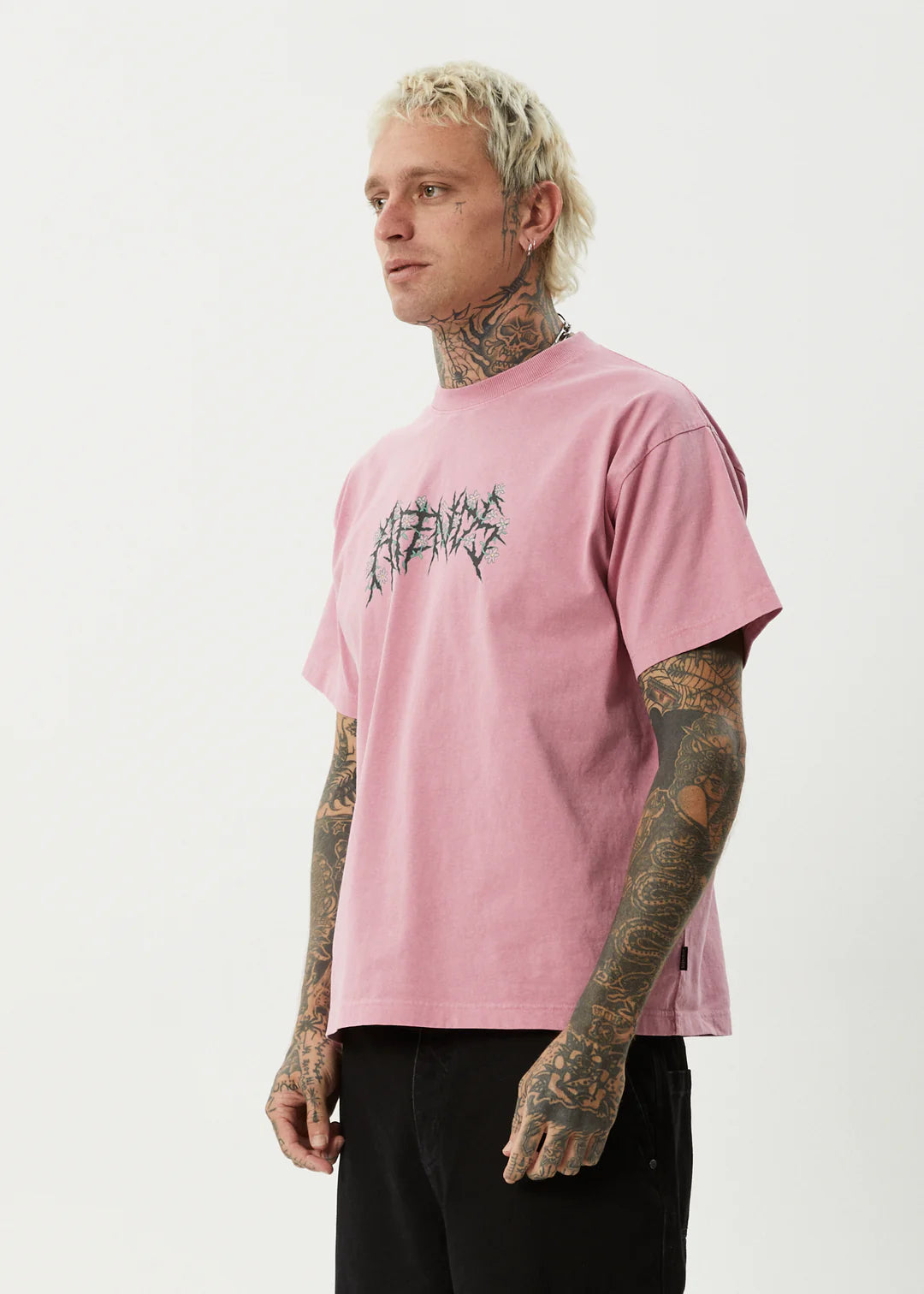 Afends Heavy Petal Heavyweight Boxy Fit Tee