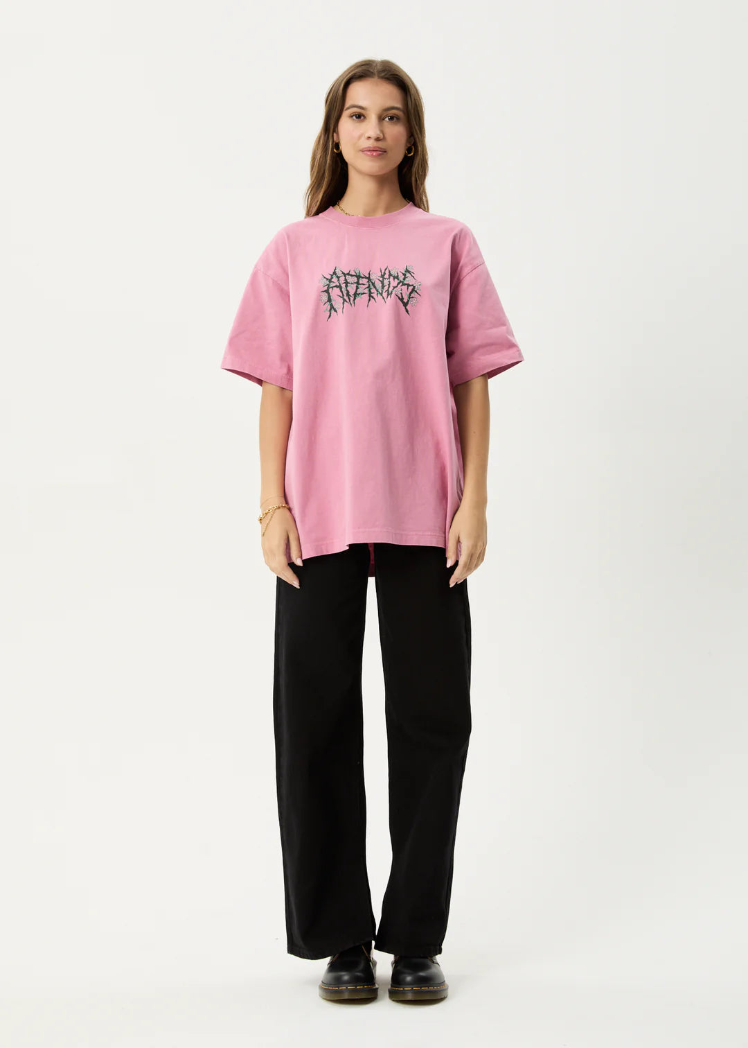 Afends Heavy Petal Heavyweight Boxy Fit Tee