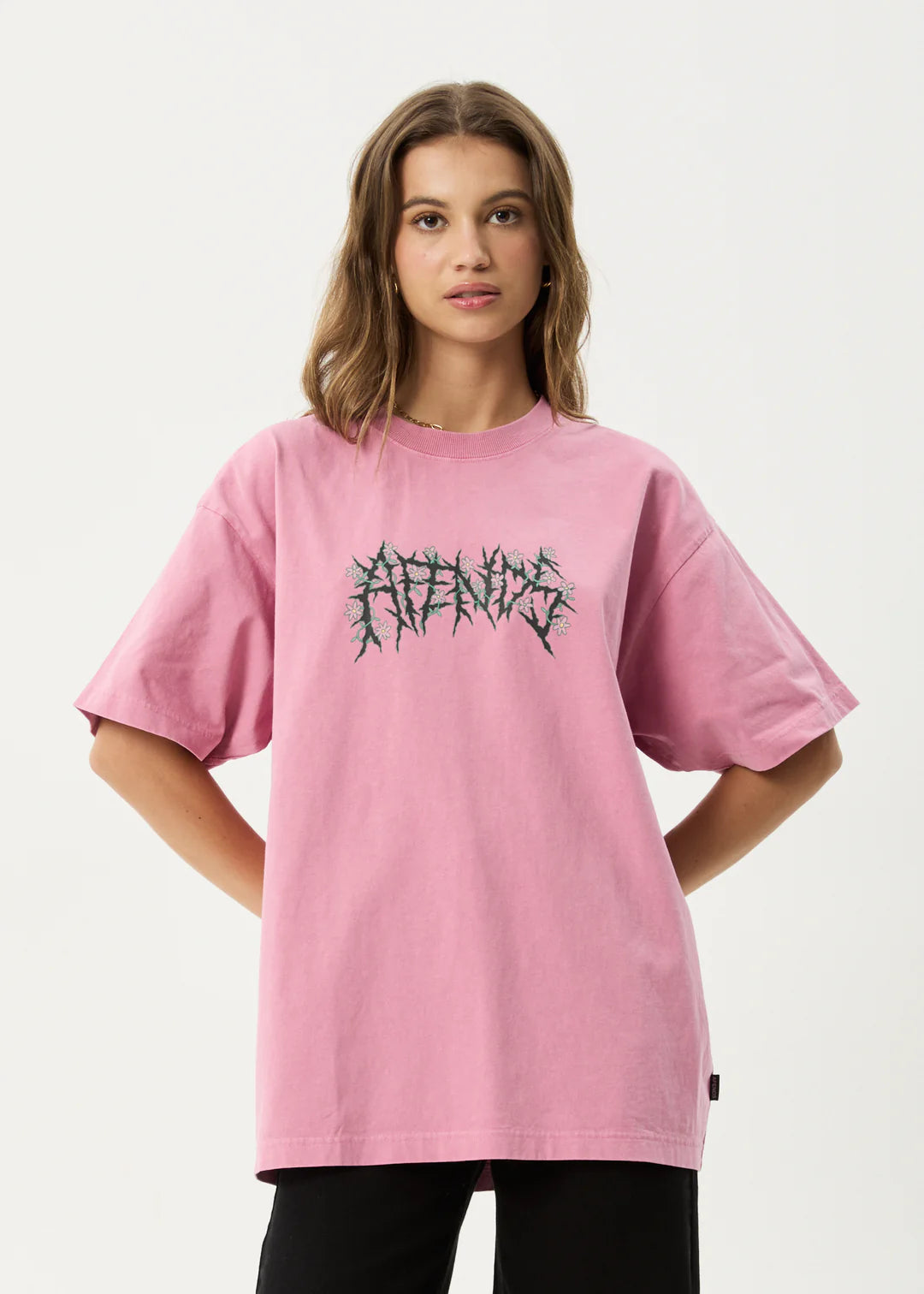 Afends Heavy Petal Heavyweight Boxy Fit Tee