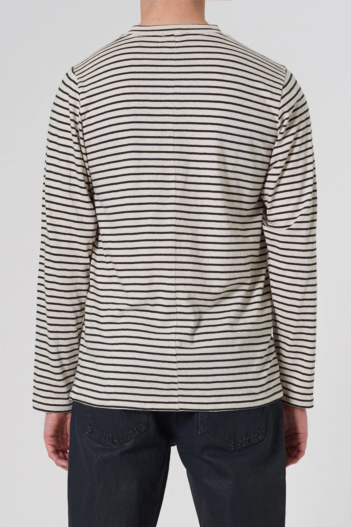 STRIPE LS LAYER TEE