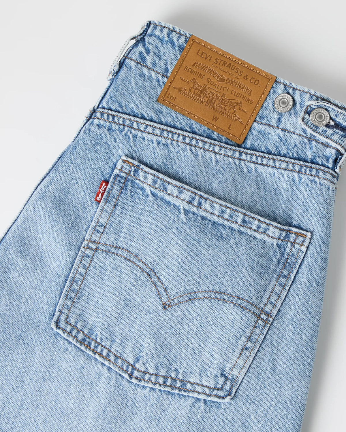 Levi's Baggy Barrel Jeans Running the Race Light Wash