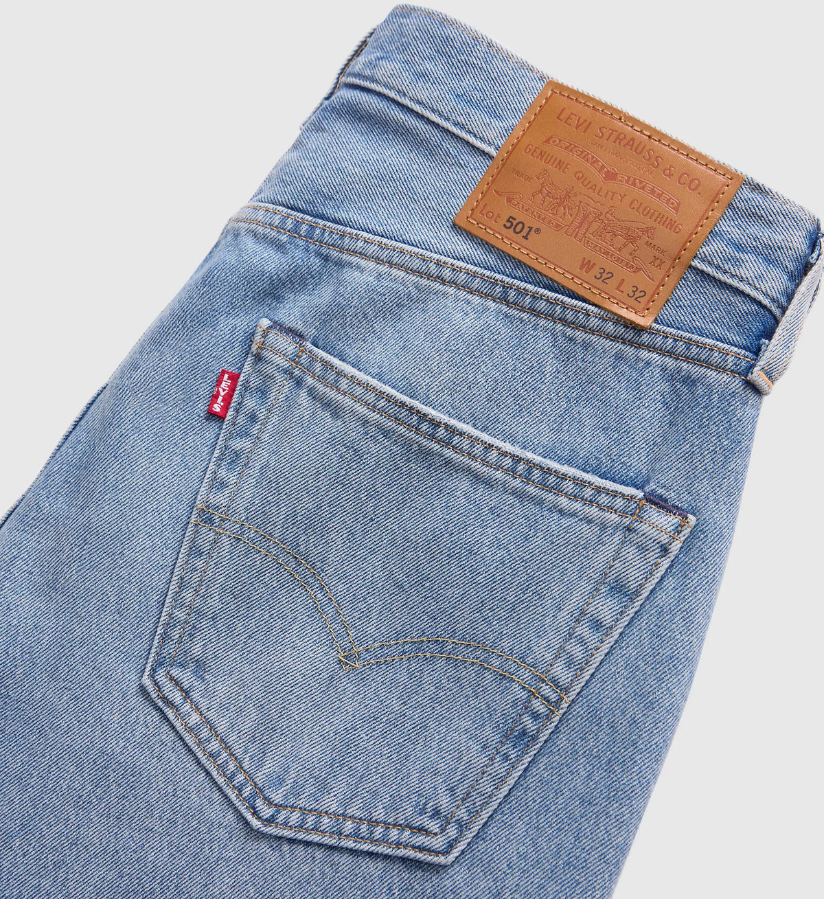 Levi's 501 Loose Jeans In My Bronco Light Wash