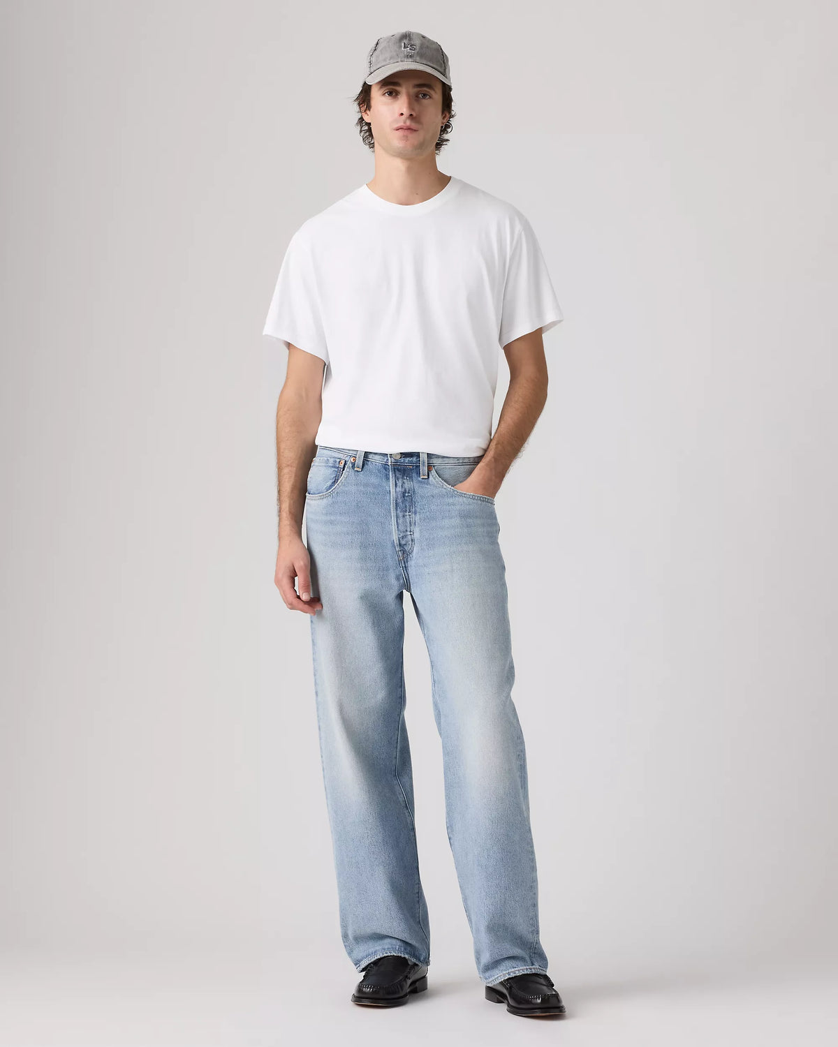 Levi's 501 Loose Jeans In My Bronco Light Wash