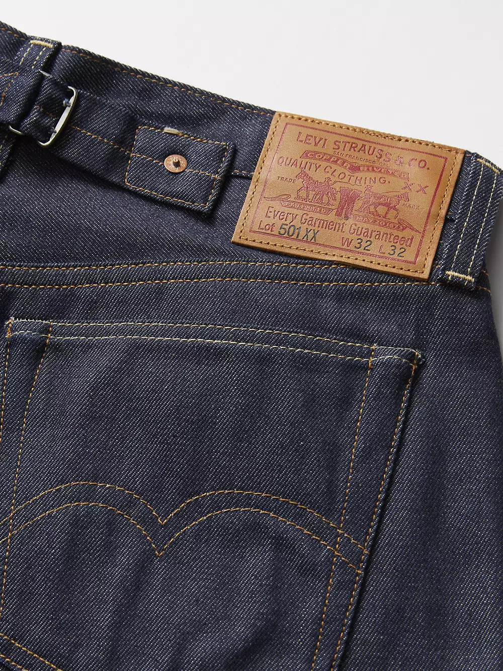 Levi's 1937 501 Original Selvedge Jeans Dark Indigo Rigid
