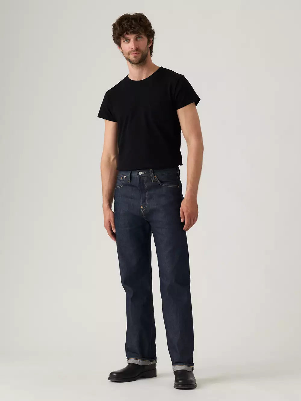 Levi's 1937 501 Original Selvedge Jeans Dark Indigo Rigid