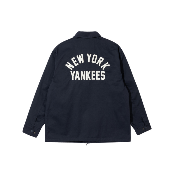 MLB COACH JACKET NEW YORK YANKEES - NAVY I NEW ERA - Momentum Clothing