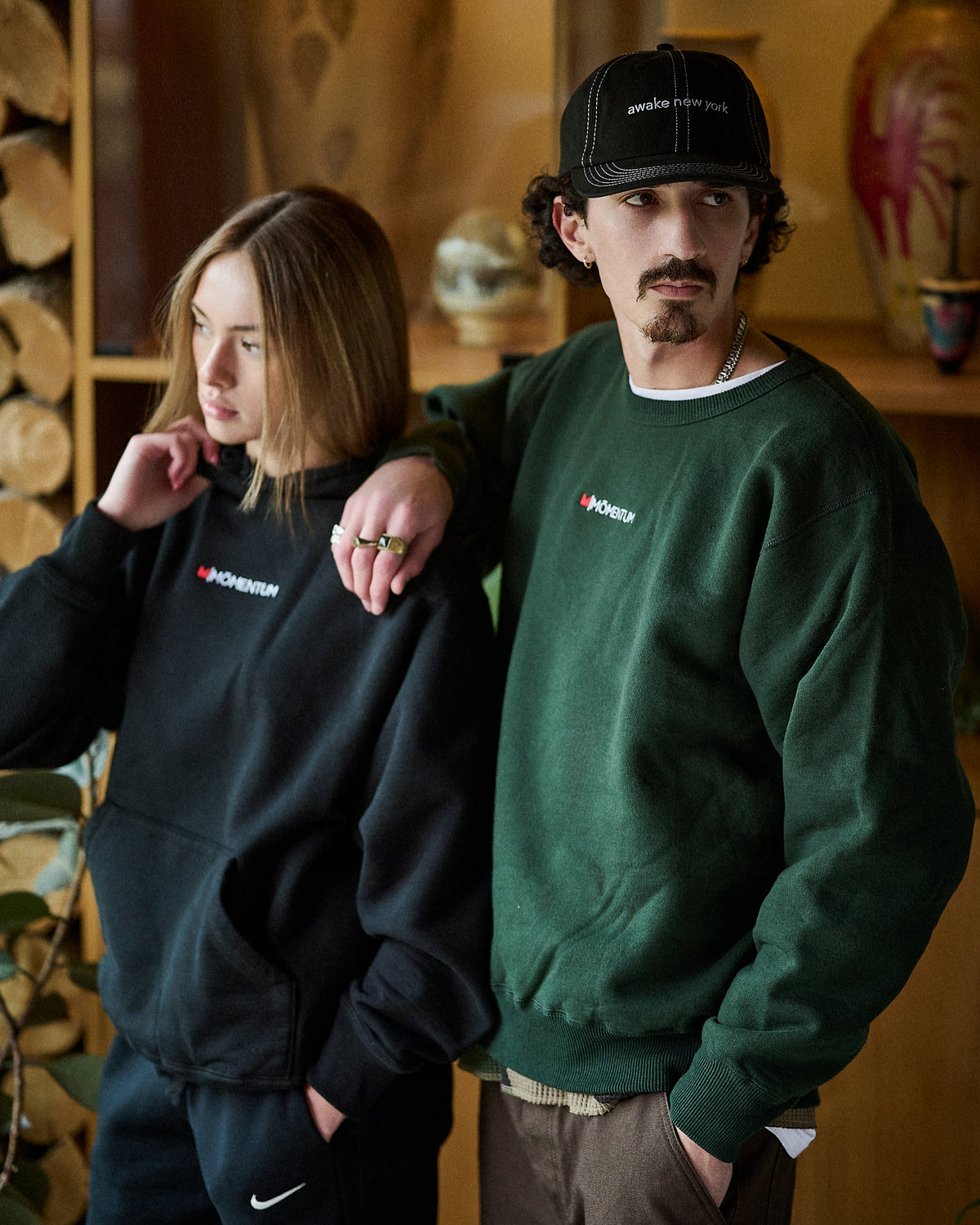 Momentum Basic Hoody Black
