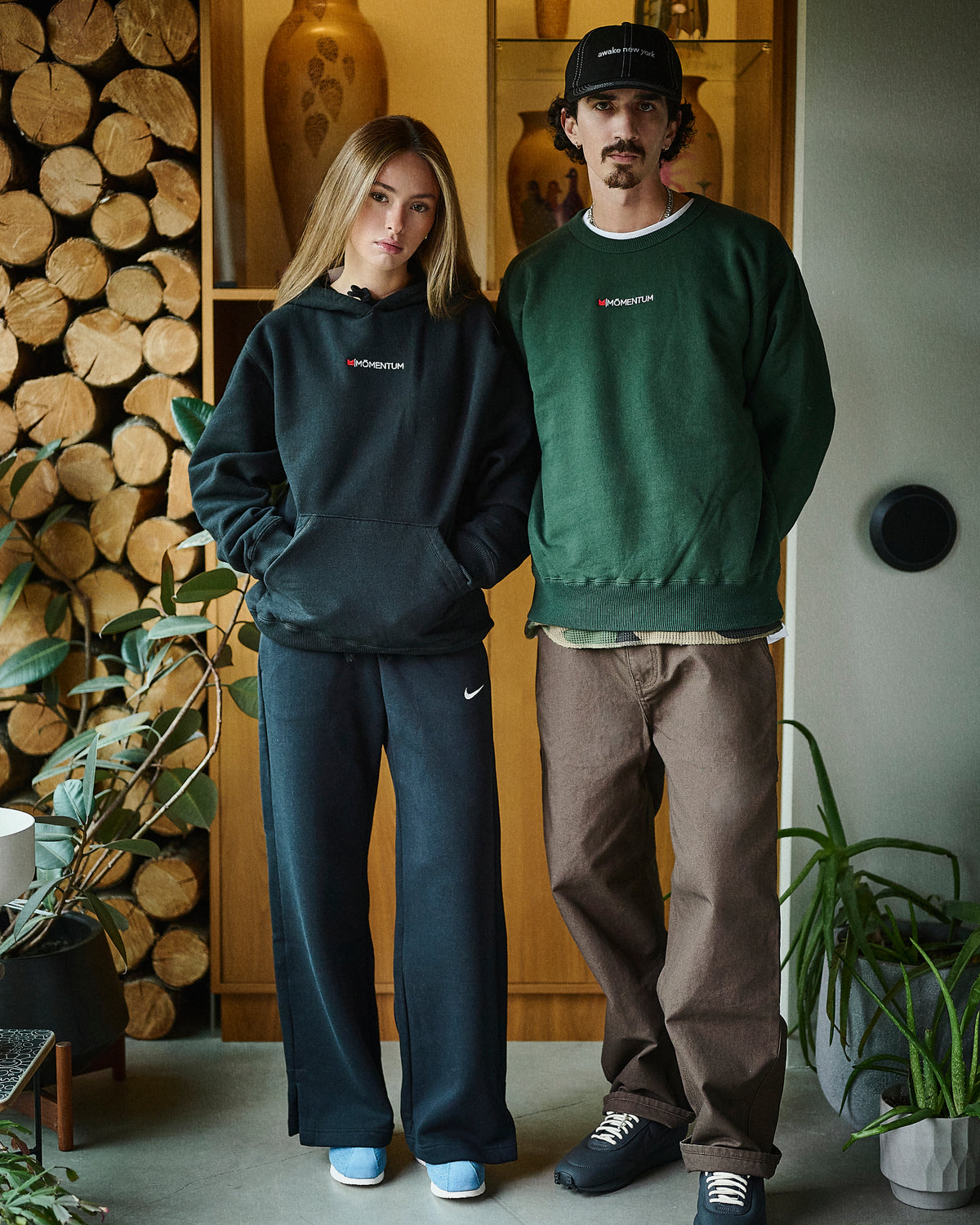 Momentum Basic Crewneck Green