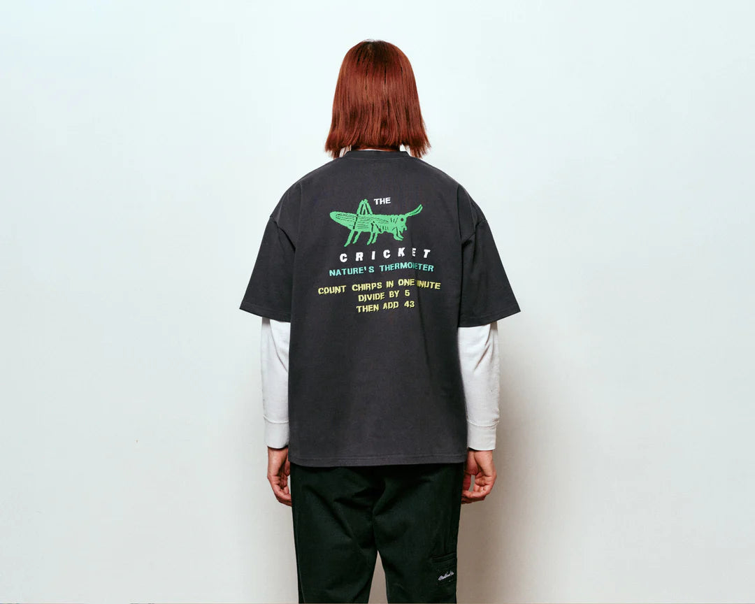 Metalwood Cricket Heavyweight Pocket T-Shirt Tar