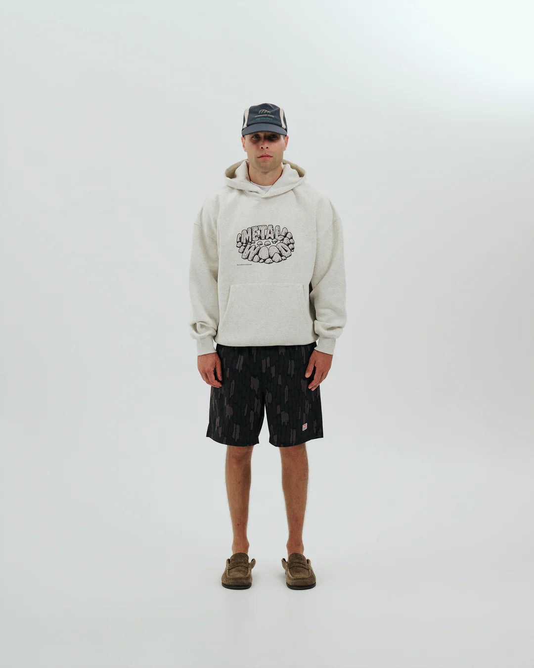 Metalwood Stonehenge Hooded Sweatshirt Heather Grey