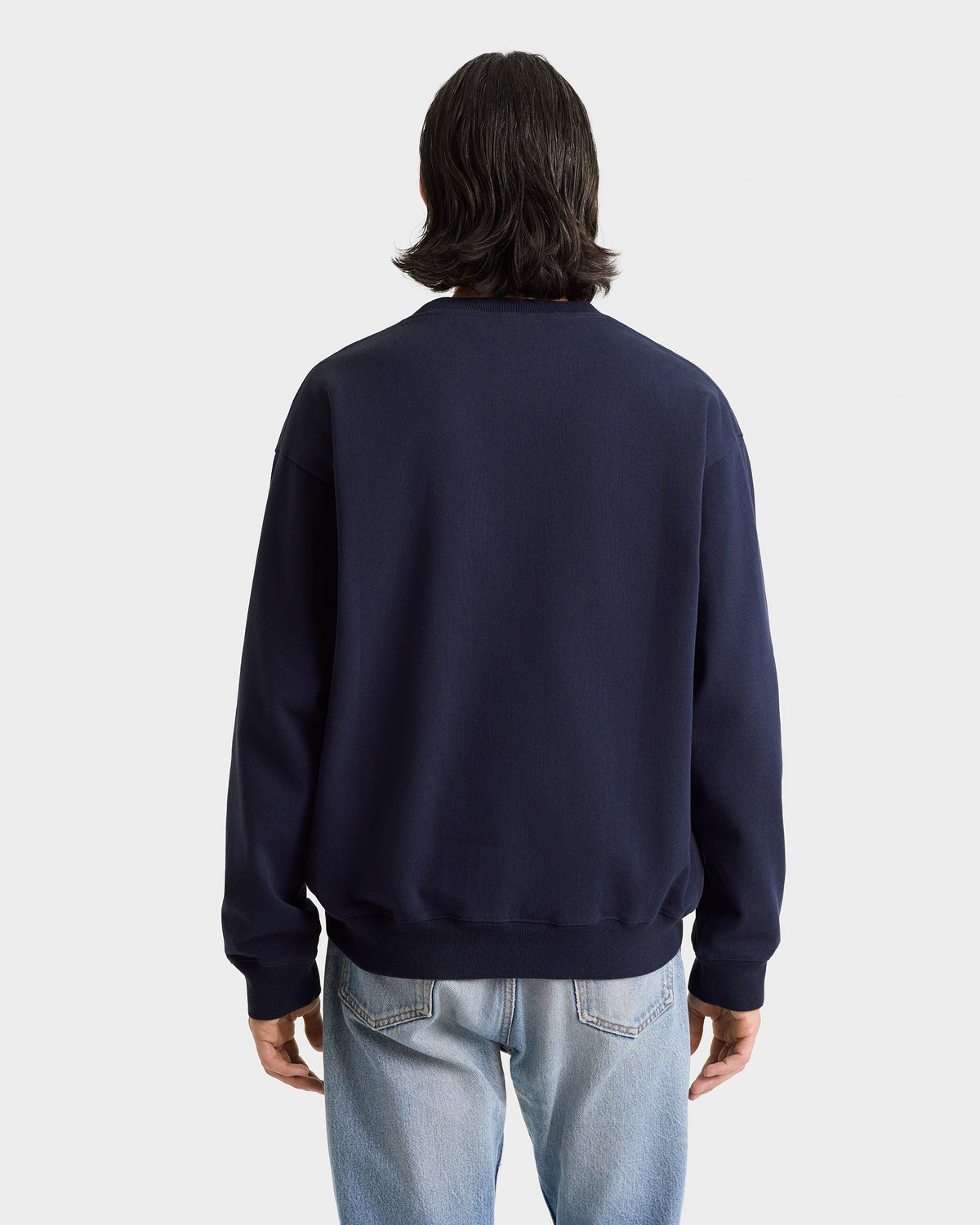 Sporty & Rich Heritage Yankees Serif Crewneck Dark Navy