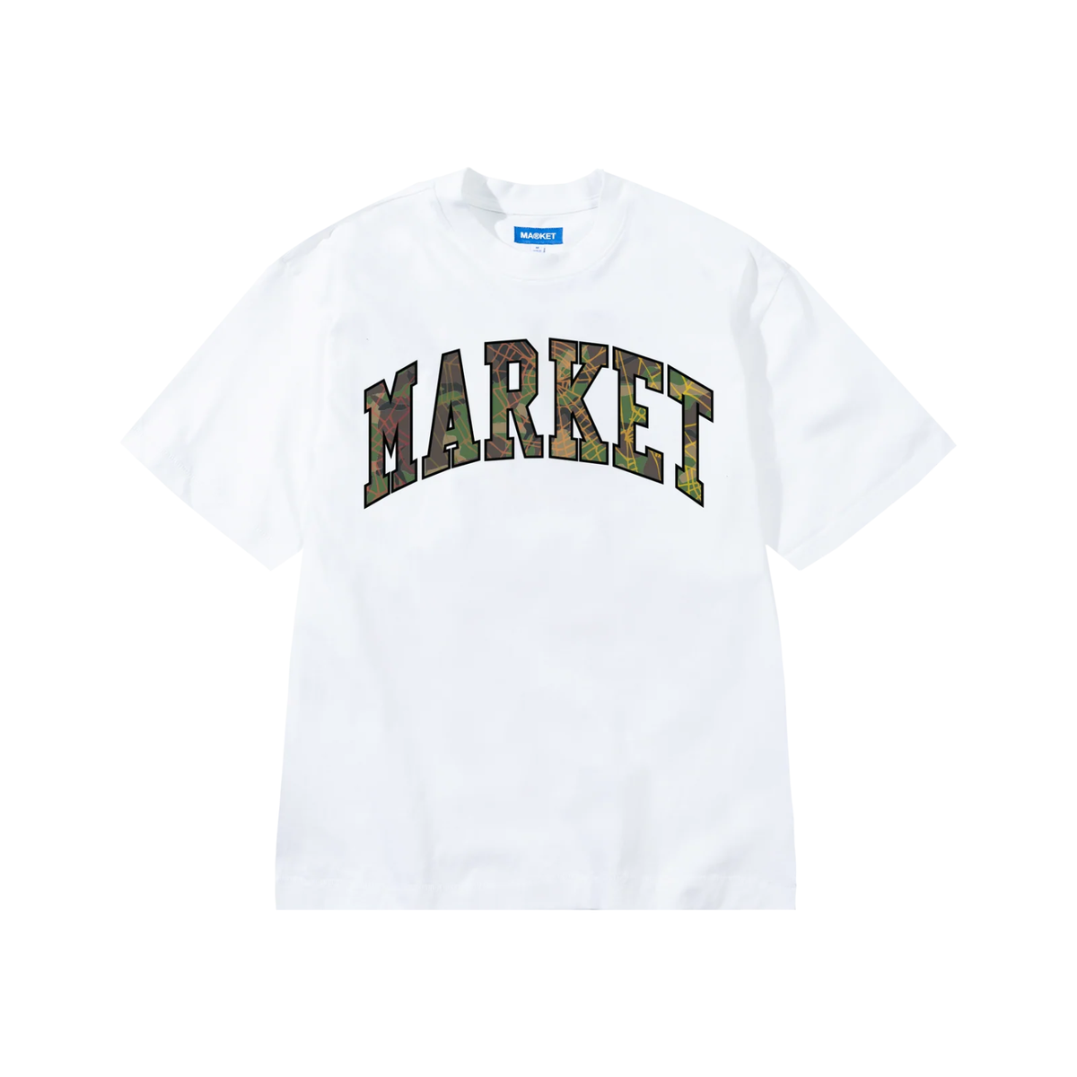 Market Camo Arc T-Shirt White