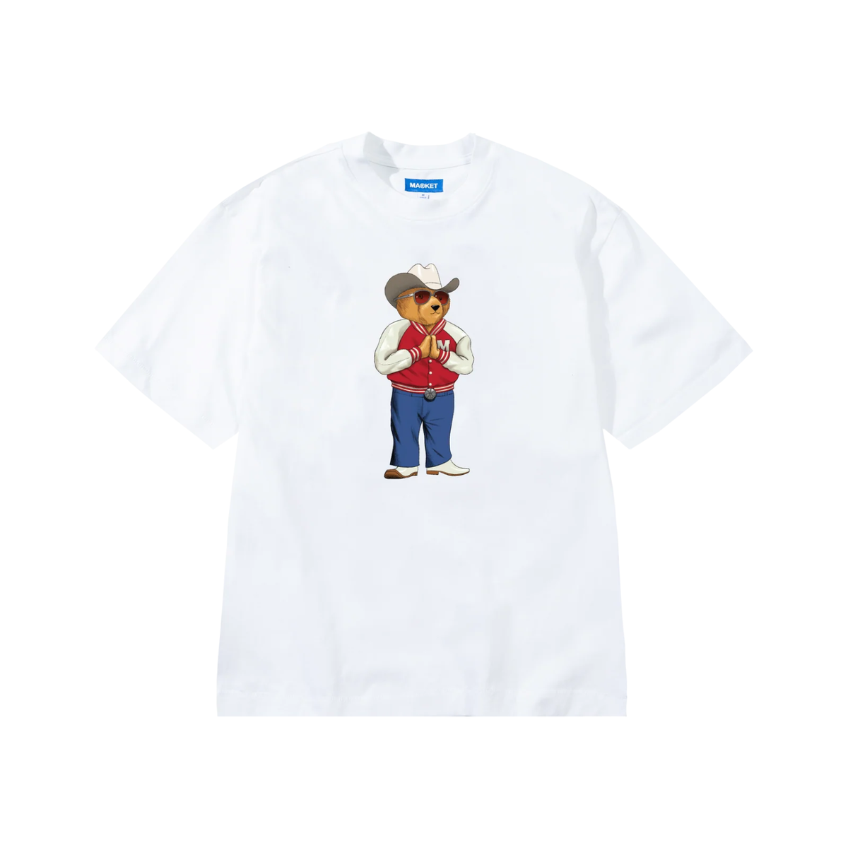 Market Hee-Haw Bear T-Shirt White
