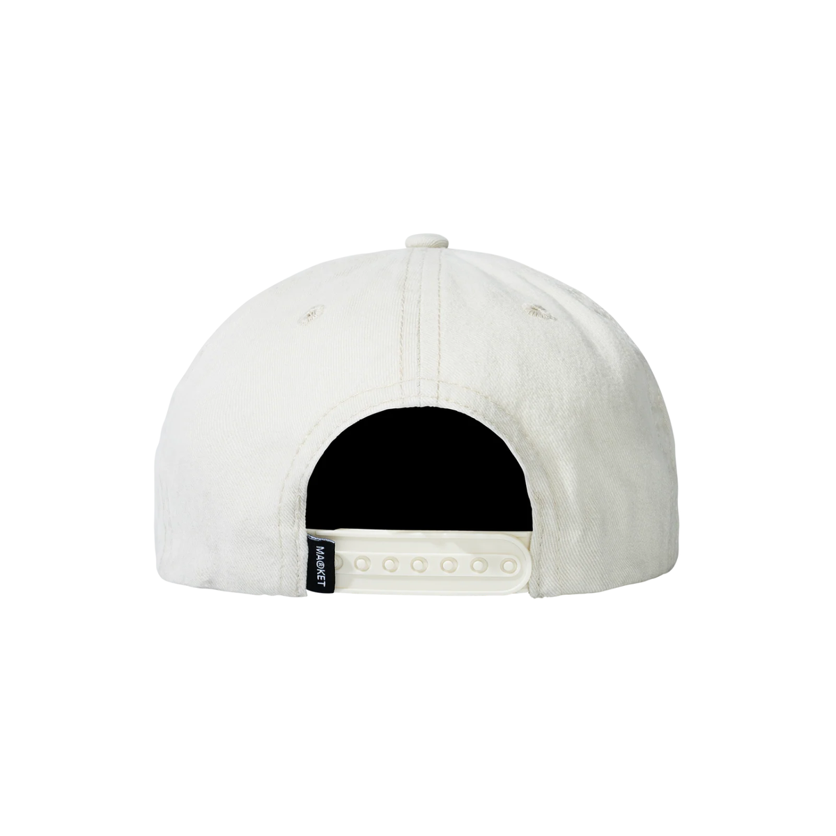 Market Needlepoint 5-Panel Hat Unbleached Cotton