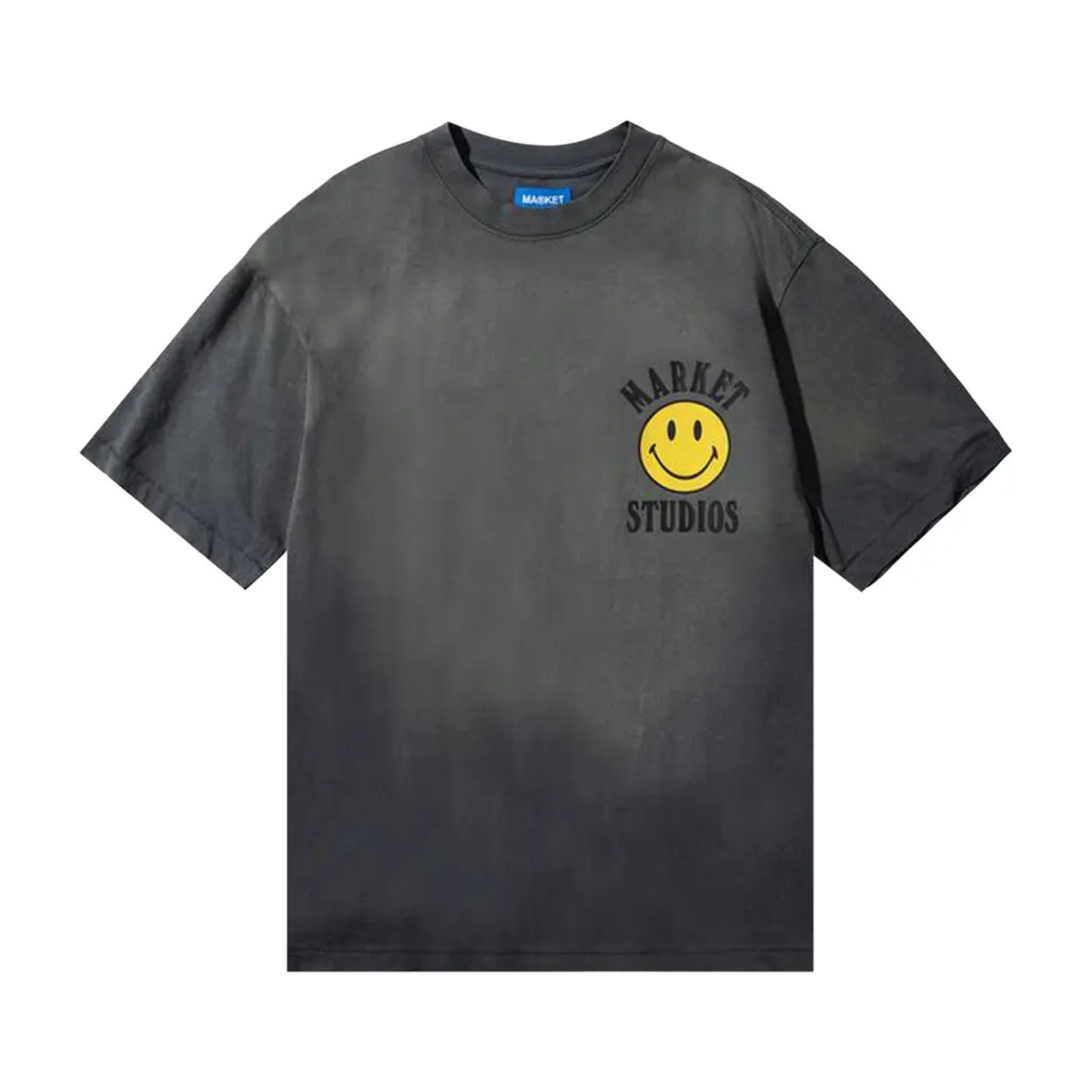 Market Smiley Lockup T-Shirt Black 
