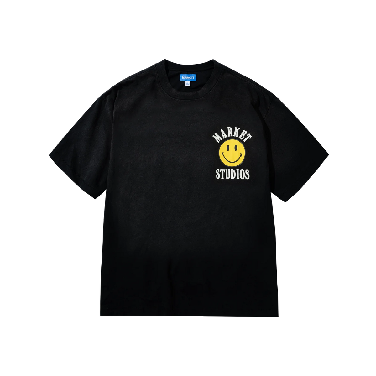 Market Smiley Lockup T-Shirt Jet Set Black