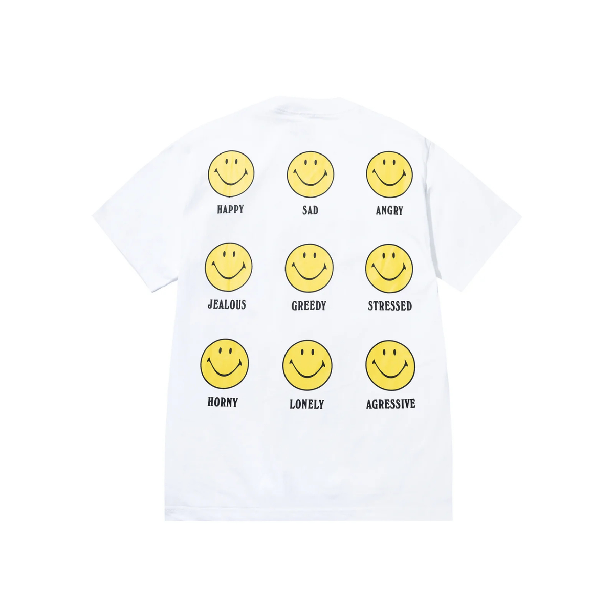 Market Smiley Mood T-Shirt White