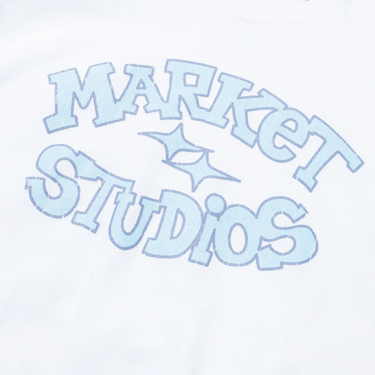 Market Smiley Old School T-Shirt White
