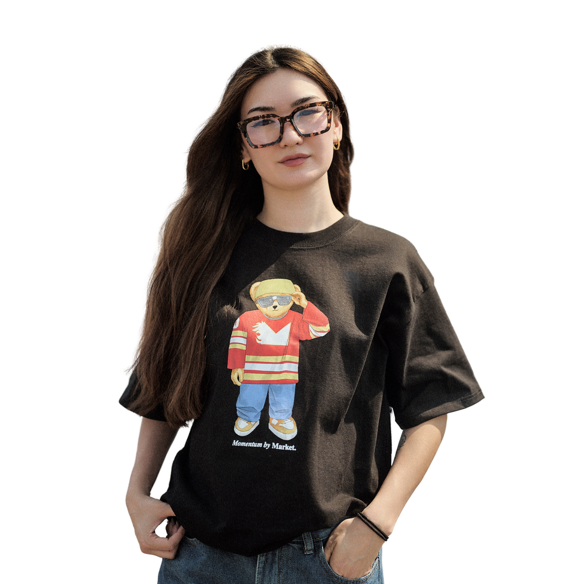 Market Studios X Momentum Bear T-Shirt Black