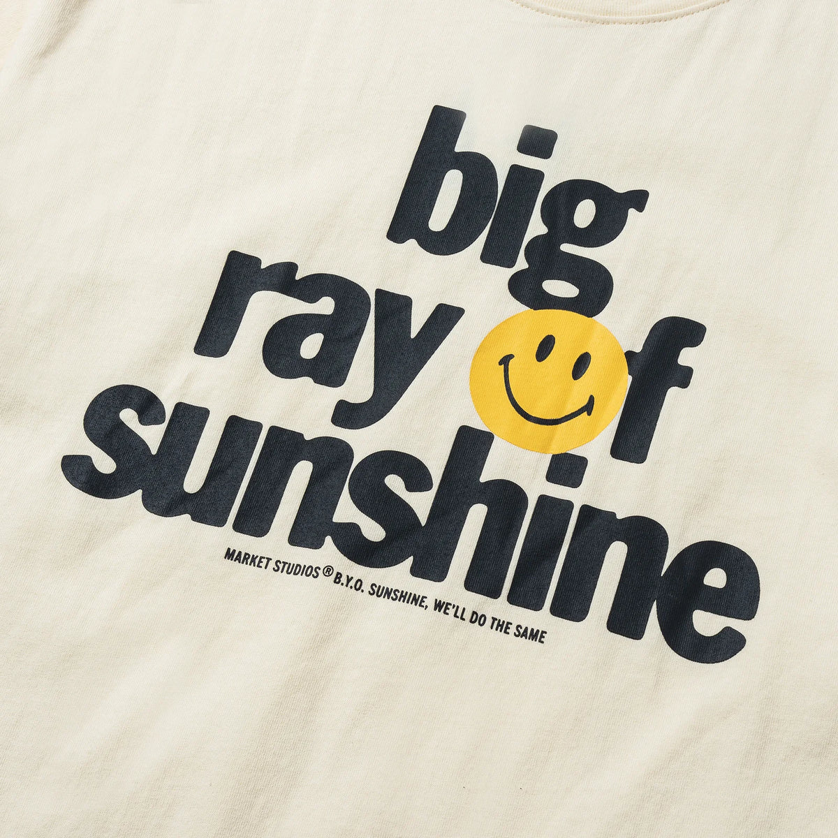 Market Smiley Sunshine T-Shirt Butter Cream