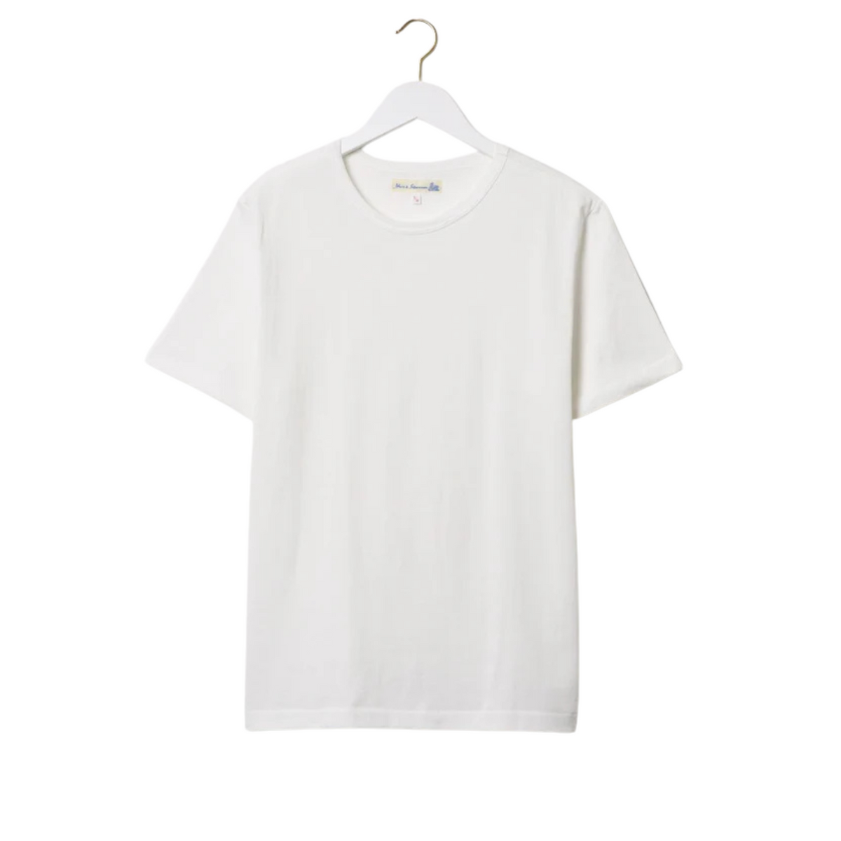 Merz B. Schwanen 215 Loopwheeled T-Shirt White