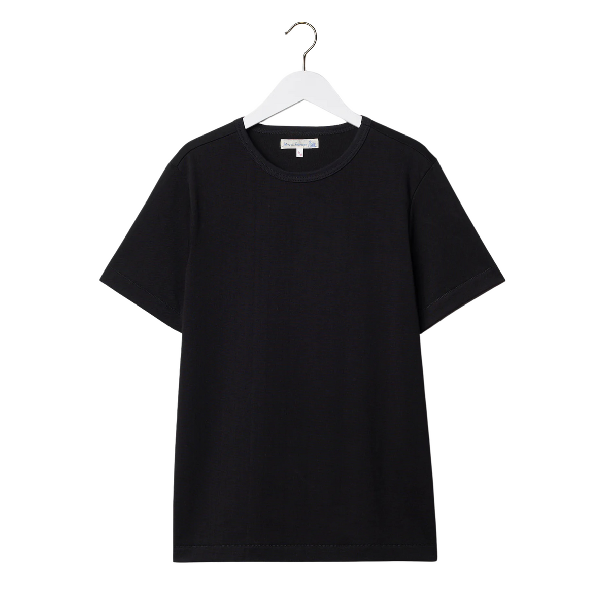 Merz B.Schwanen Vintage Machine Refined Classic Fit T-Shirt Deep Black