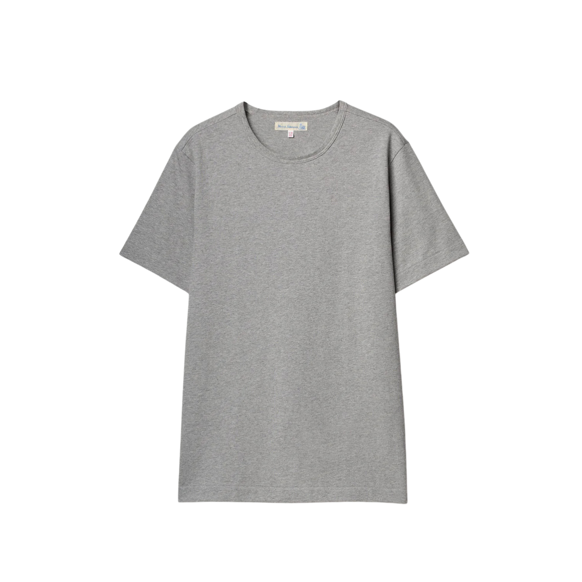 Merz B.Schwanen Vintage Machine Refined Classic Fit T-Shirt Grey Melange